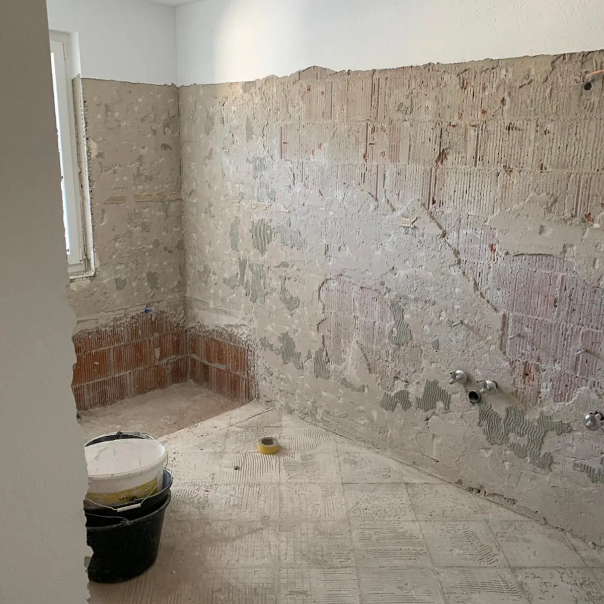 Badezimmer Küttigen im Rohbau